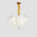 Loft Industry Modern - Shine Discs Chandelier V2